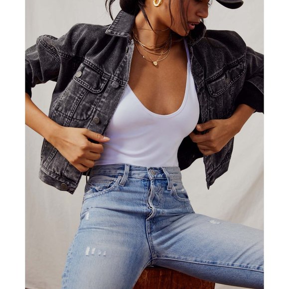 NWT Free People Rosie Duo Bodysuit / White - Picture 3 of 4